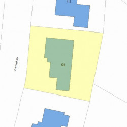 120 Cynthia Rd, Newton, MA 02459 plot plan