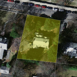 70 Hull St, Newton, MA 02460 aerial view