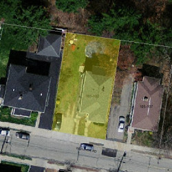 103 Warwick Rd, Newton, MA 02465 aerial view