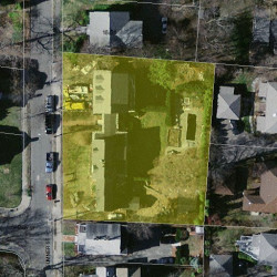 28 Sumner St, Newton, MA 02459 aerial view