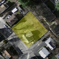 236 Chapel St, Newton, MA 02458 aerial view
