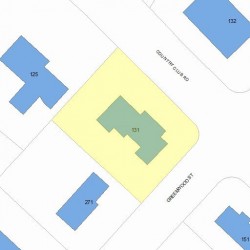 131 Country Club Rd, Newton, MA 02459 plot plan