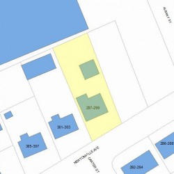 299 Newtonville Ave, Newton, MA 02460 plot plan