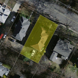 72 Washington St, Newton, MA 02458 aerial view