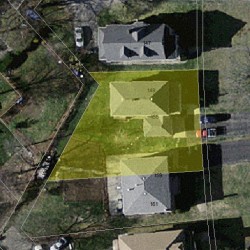 155 Jackson Rd, Newton, MA 02458 aerial view