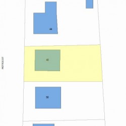 48 Pettee St, Newton, MA 02464 plot plan