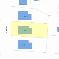 16 Sumner St, Newton, MA 02459 plot plan