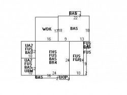 61 Verndale Rd, Newton, MA 02461 floor plan