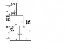 11 Oak Ave, Newton, MA 02465 floor plan