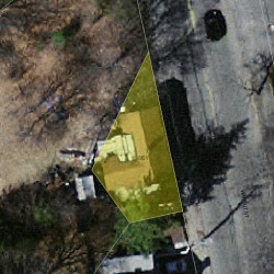 961 Walnut St, Newton, MA 02460 aerial view