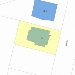 34 John St, Newton, MA 02459 plot plan