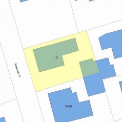 20 Channing St, Newton, MA 02458 plot plan