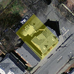 65 Clinton St, Newton, MA 02458 aerial view