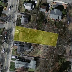 398 Lowell Ave, Newton, MA 02460 aerial view