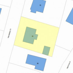 80 Grasmere St, Newton, MA 02458 plot plan