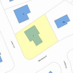 5 Lovett Rd, Newton, MA 02459 plot plan