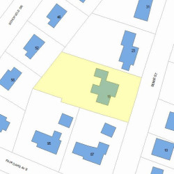 15 Bemis St, Newton, MA 02460 plot plan