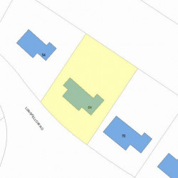 64 Longfellow Rd, Newton, MA 02462 plot plan