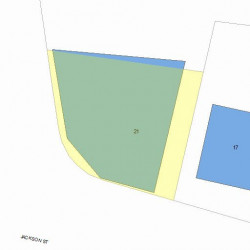 21 Jackson St, Newton, MA 02459 plot plan