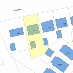 1014 Boylston St, Newton, MA 02461 plot plan