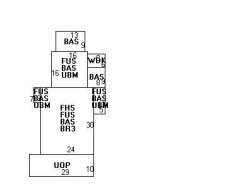 61 Churchill St, Newton, MA 02460 floor plan