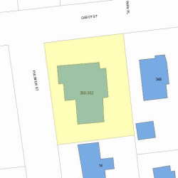 350 Cabot St, Newton, MA 02458 plot plan