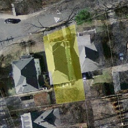 106 Tyler Ter, Newton, MA 02459 aerial view