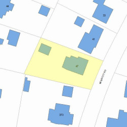 47 Nobscot Rd, Newton, MA 02459 plot plan
