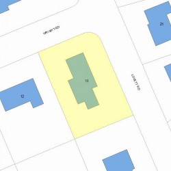 18 Lovett Rd, Newton, MA 02459 plot plan