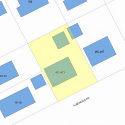 473 Albemarle Rd, Newton, MA 02460 plot plan