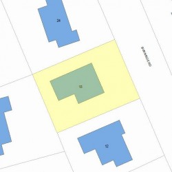 18 Burnside Rd, Newton, MA 02461 plot plan