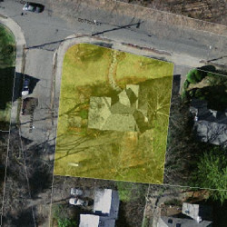 172 Cotton St, Newton, MA 02458 aerial view
