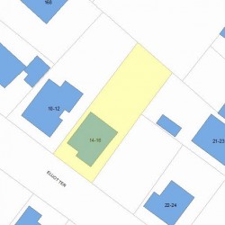 14 Elliot Ter, Newton, MA 02464 plot plan