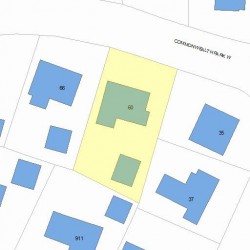 60 Commonwealth Park, Newton, MA 02459 plot plan
