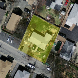 20 Milton Ave, Newton, MA 02465 aerial view