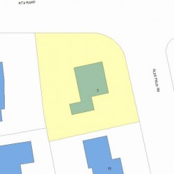 5 Olde Field Rd, Newton, MA 02459 plot plan