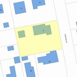 17 Chester St, Newton, MA 02461 plot plan