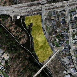 1 Ellis St, Newton, MA 02464 aerial view