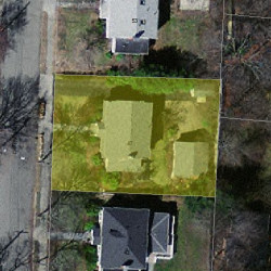 47 Charlotte Rd, Newton, MA 02459 aerial view
