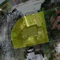 16 White Pine Rd, Newton, MA 02464 aerial view