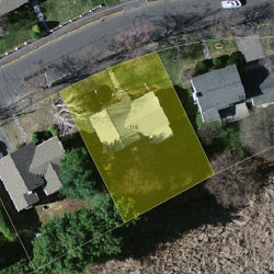 119 Brandeis Rd, Newton, MA 02459 aerial view