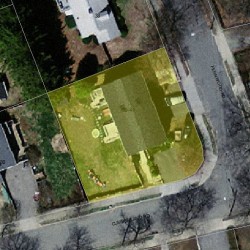 41 Fernwood Rd, Newton, MA 02465 aerial view