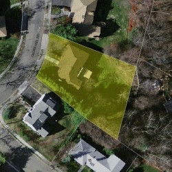 75 Cross Hill Rd, Newton, MA 02459 aerial view