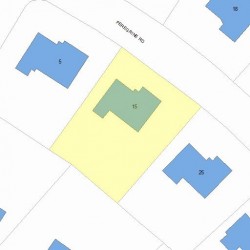 15 Peregrine Rd, Newton, MA 02459 plot plan