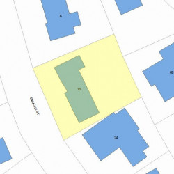 18 Emmons St, Newton, MA 02465 plot plan