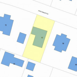 62 Pine Ridge Rd, Newton, MA 02468 plot plan