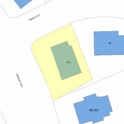 254 Langley Rd, Newton, MA 02459 plot plan