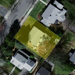 60 Arapahoe Rd, Newton, MA 02465 aerial view