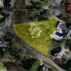 24 Hobart Ter, Newton, MA 02459 aerial view
