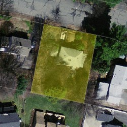 72 Pine Grove Ave, Newton, MA 02462 aerial view